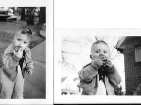 1950 Oct. - Dave with apple.jpg